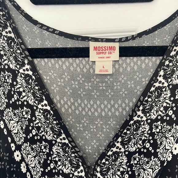 Mossimo Supply Co. Black and White Patterned Romper - Picture 2 of 6